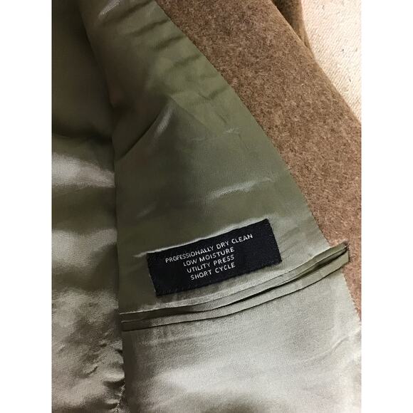 Jos A Bank 100% Camel Hair Blazer Men Sz. 41R  Brown (Flaws)  Old Money,Workwear - Picture 5 of 11